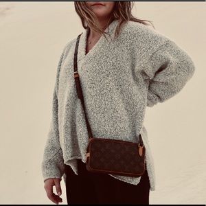 Auth Louis Vuitton Pouchette Marly